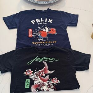 Riot Society Kids T-Shirts  (2)- Black and Navy